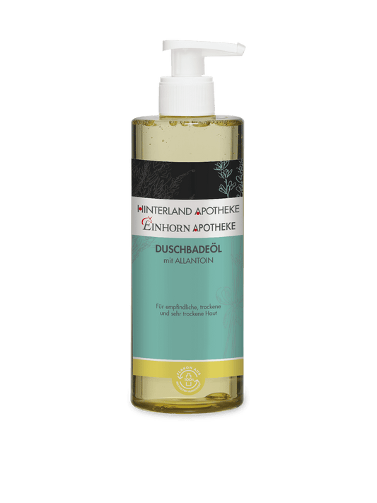 Duschbadeöl im Flakon mit Spender