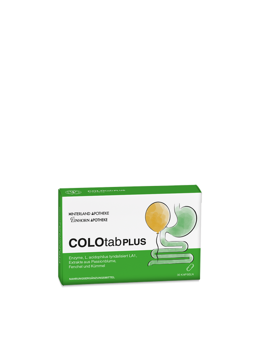 Colotab plus mit 30 pflanzlichen Kapseln im Blister