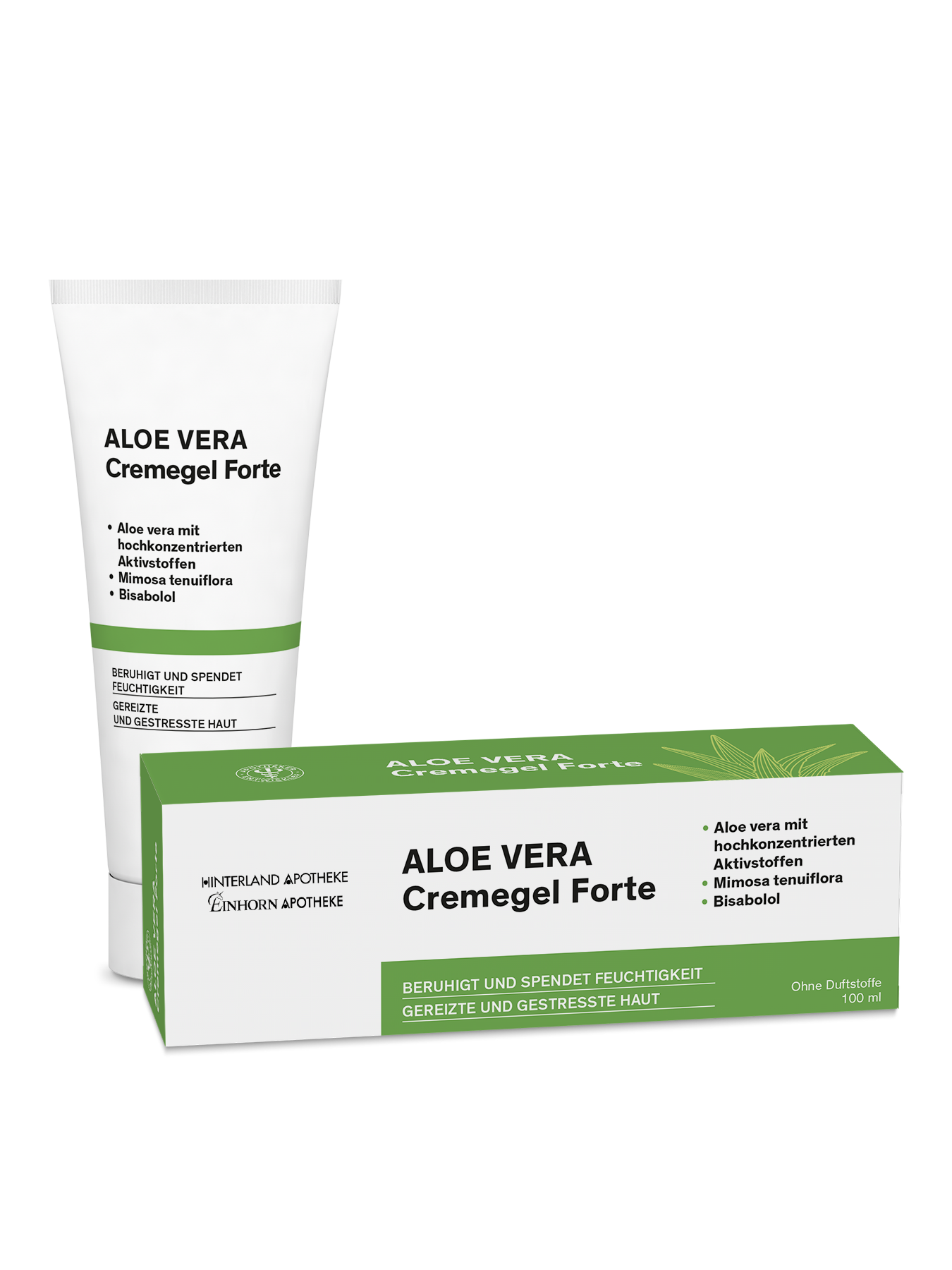 Aloe Vera Cremegel forte in der 100ml Tube