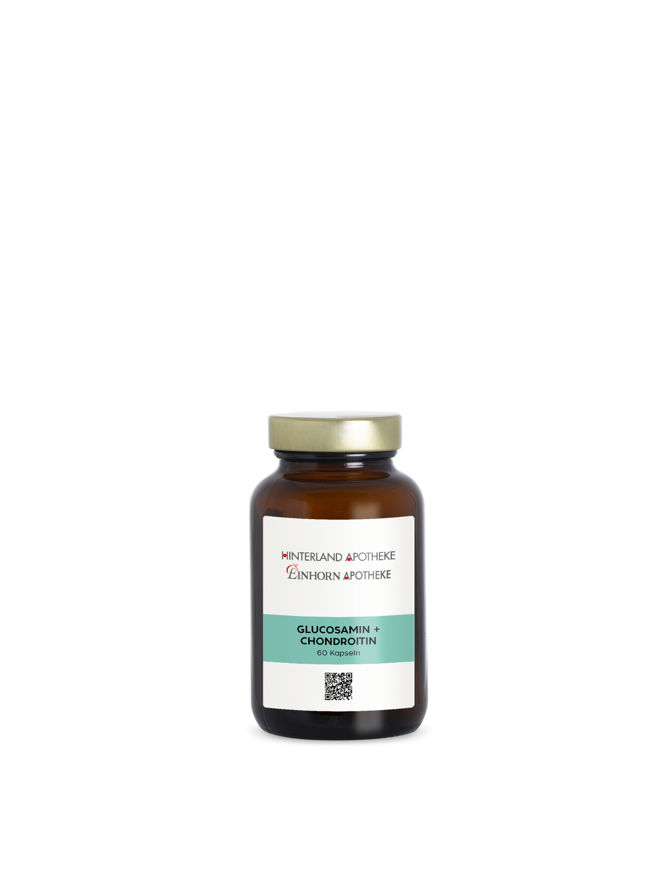 Magistrale Serie Produkt Glucosamin und Chondroitin im Glasgefäß