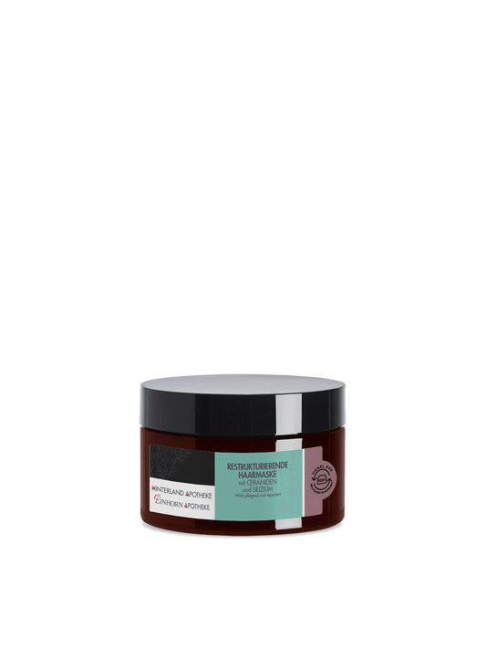 Restrukturierende Haarmaske im Tiegel