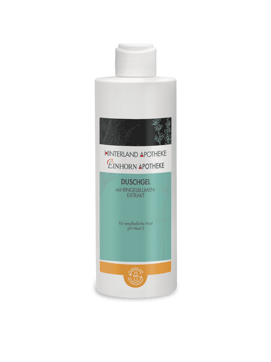 Duschgel mit Ringelblume im Flakon
