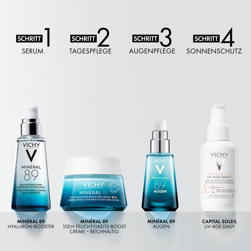 Vichy Mineral 89 Feuchtigkeitscreme Reichhaltig (ohne Duftstoffe)