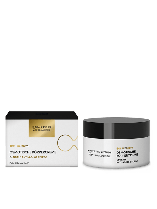 Osmotische Körpercreme im Tiegel