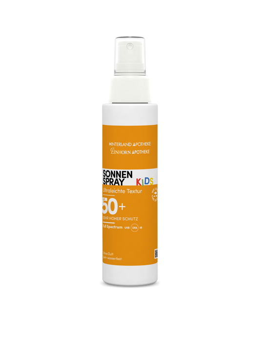 Sonnenspray für Kinder mit Lichtschutzfaktor 50+ in der 200ml Sprühflasche