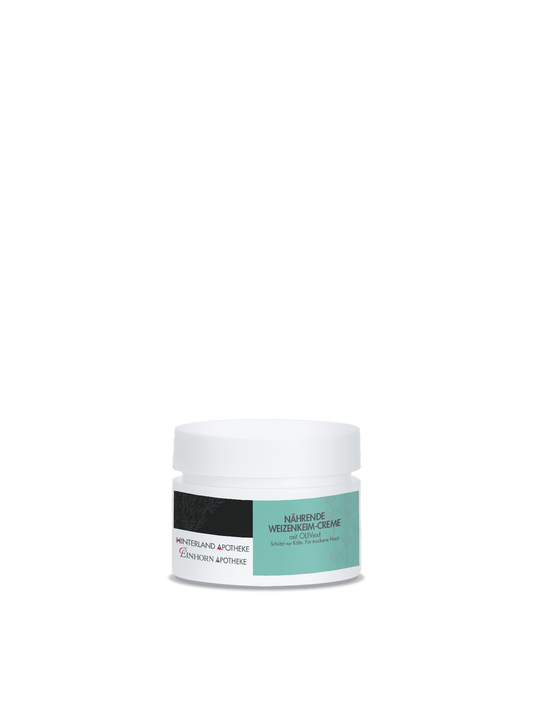 Nährende Weizenkeim-Creme im Tiegel