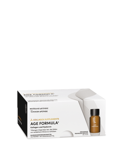 Age Formula Kollagen und Hyaluronsäure in der Trinkampulle