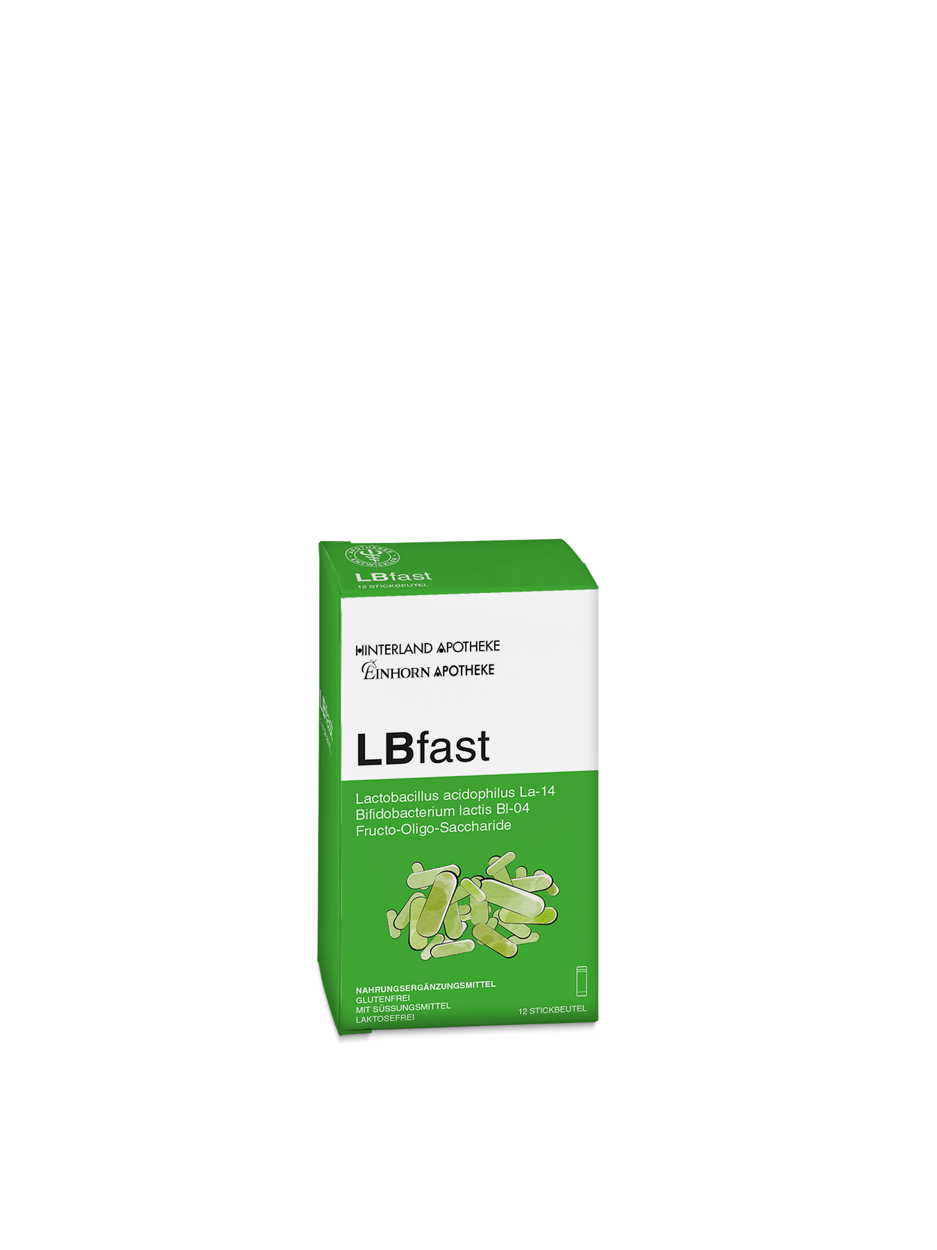 LBfast mit 12 Stickbeuteln zu je 1,2g Pulver zum Einnehmen