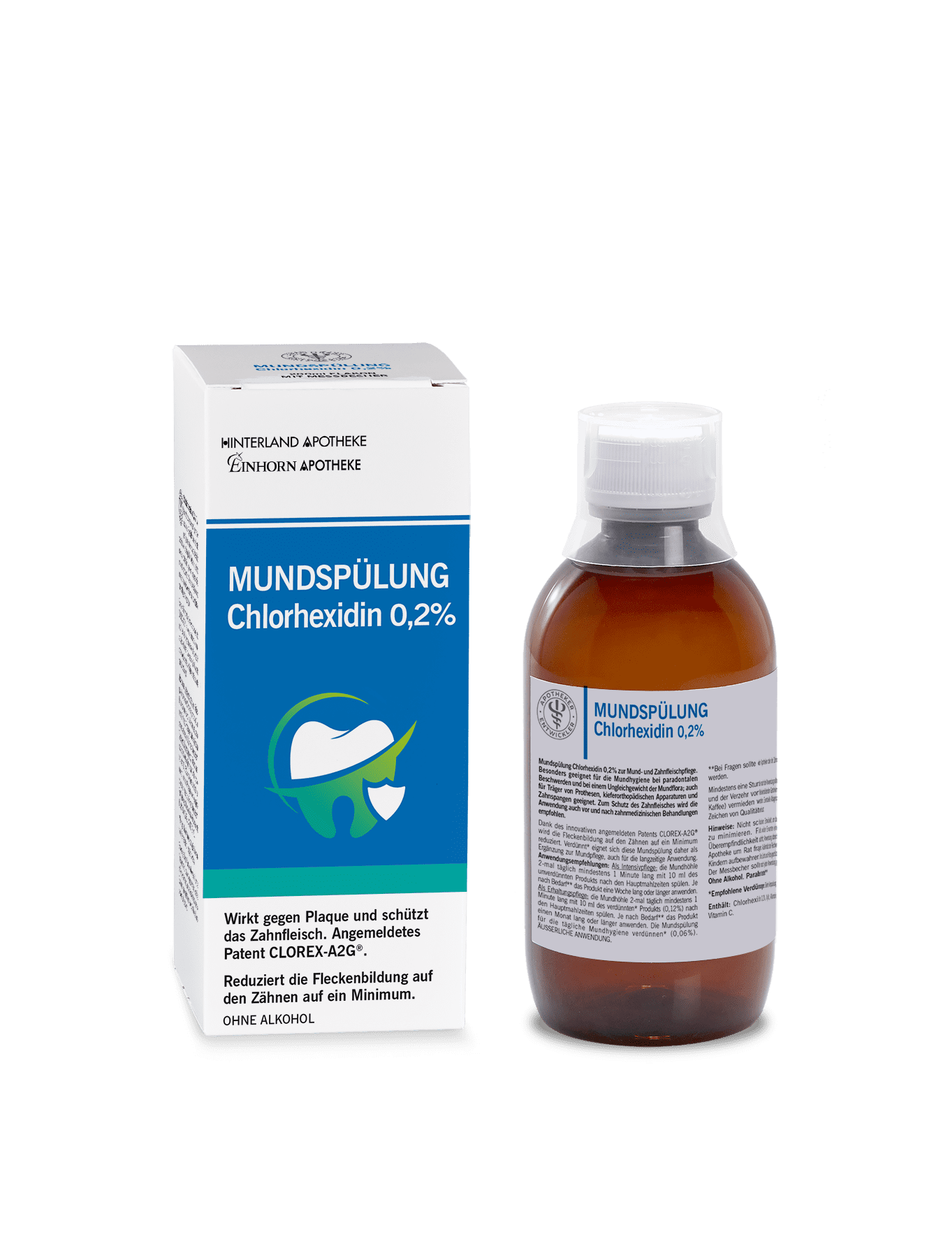 Mundspülung Chlorhexidin 0,2% im Flakon