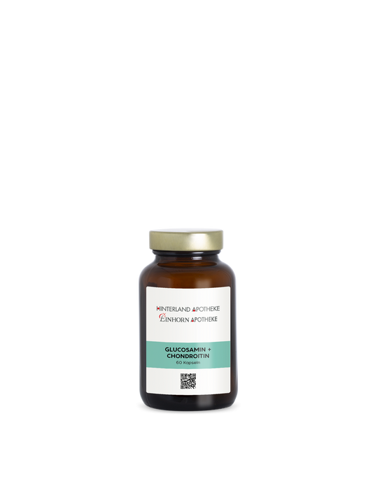 Magistrale Serie Produkt Glucosamin und Chondroitin im Glasgefäß
