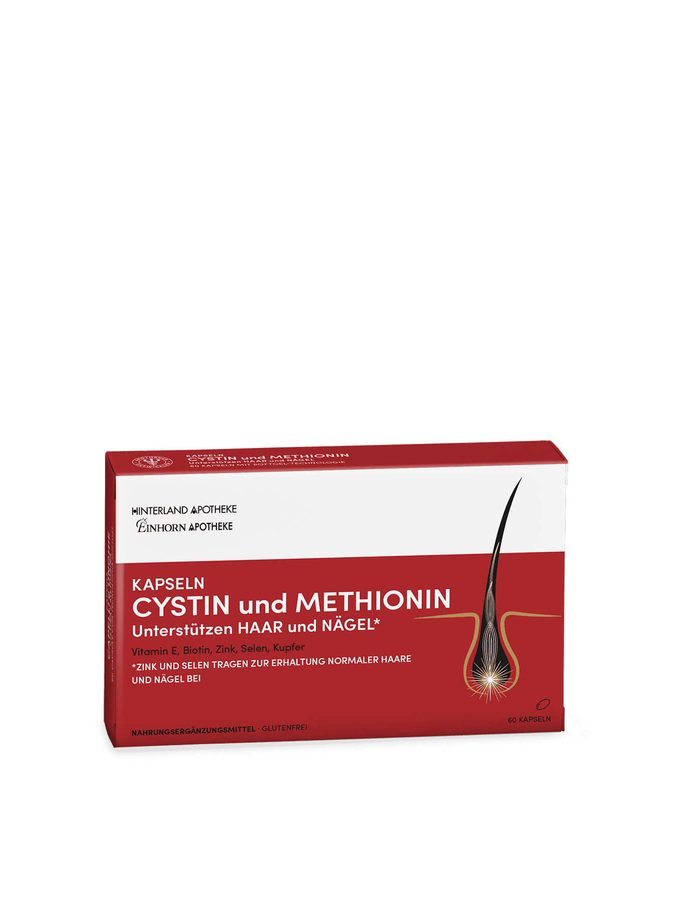 Cystin und Methionin Haare und Nägel Kapseln mit Softgel-Technologie