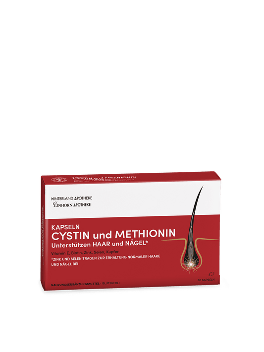 Cystin und Methionin Haare und Nägel Kapseln mit Softgel-Technologie